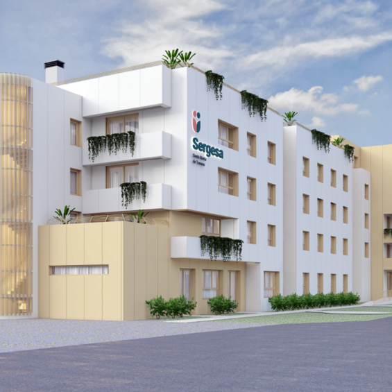 Fachada nueva residencia Sergesa Santa Marta