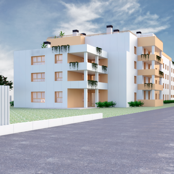 Fachada nueva residencia Sergesa Santa Marta