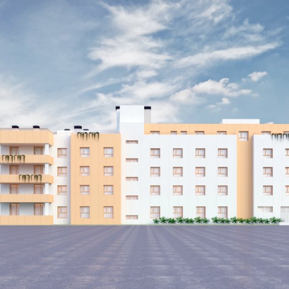 Fachada nueva residencia Sergesa Santa Marta