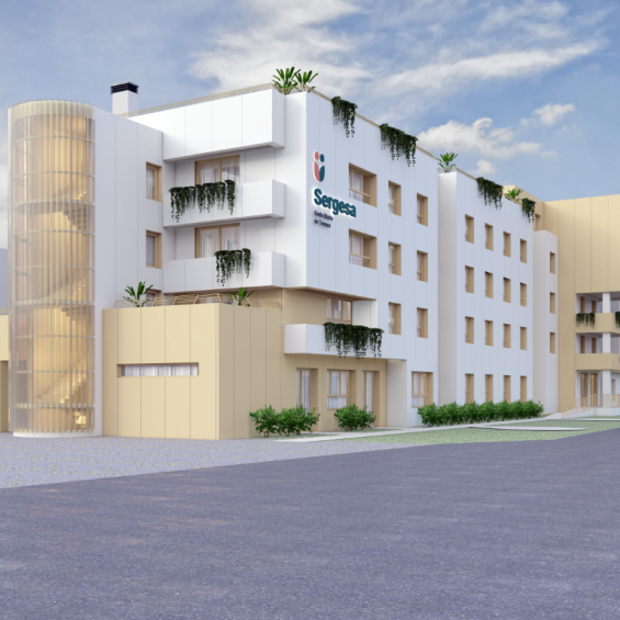 Fachada nueva residencia Sergesa Santa Marta