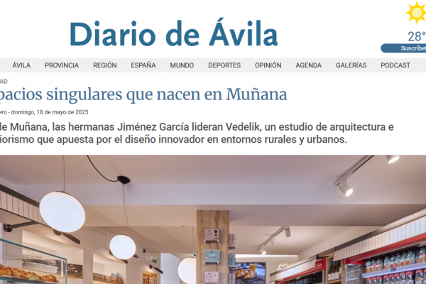 Vedelik en la prensa: el diseño con alma rural que nace en Muñana